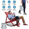 19QT Portable Cold Therapy Machine Programmable Ice Therapy Machine Cold Rush Therapy Machine System with 3 Flow Levels 10-60Mins Timer 3 Elastic Band