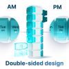 Extra Large Weekly Pill Organizer 2 Times a Day XL Pill Case Am Pm Big Pill Box 7 Day Oversized Daily Vitamin Organizer Jumbo Pill Container Medicine
