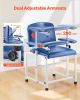 VEVOR Phlebotomy Chair Blood Draw Chair with Adjustable Armrests and Flip Arm