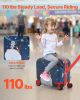 VEVOR Ride-on Luggage 18-inch Lightweight Kids Scooter Suitcase with Wheels