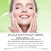 EELHOE Jasmine Body Care Set Gently Cleanses And Moisturizes Body Skin Jasmine Light Fragrance Leaves Fragrance For Body