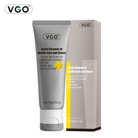Facial Cleanser Of Double Care And Effets (Option: FC040)