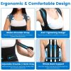 Posture Corrector for Women Men Adjustable Back Brace Posture Trainer Improve Hunchback Slouching Kyphosis Correction Invisible Under Clothes Upper Ba